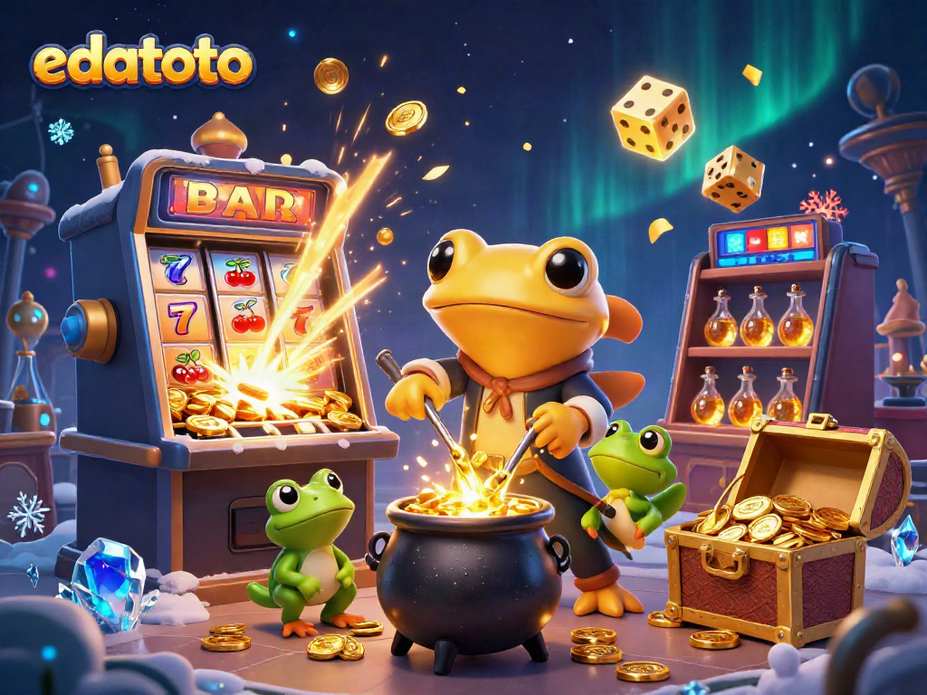 Enjoy thrilling gameplay with edatoto, where a golden salamander alchemist transforms base metals into golden treasures amidst an explosive casino scene.