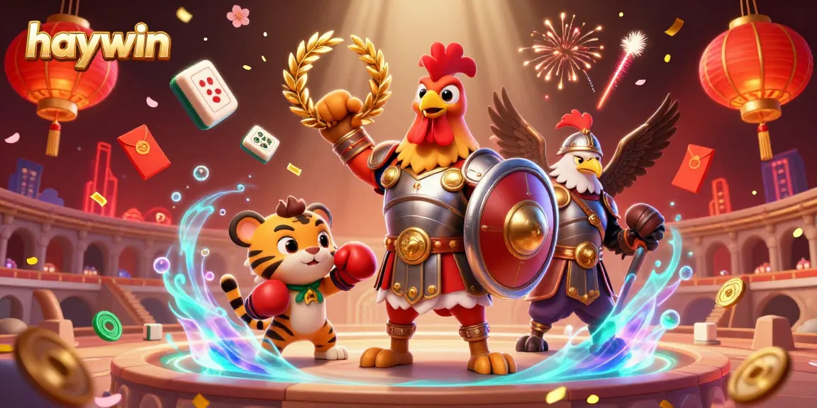 Experience excitement at haywin with its thrilling gladiator rooster and vibrant gambling games.