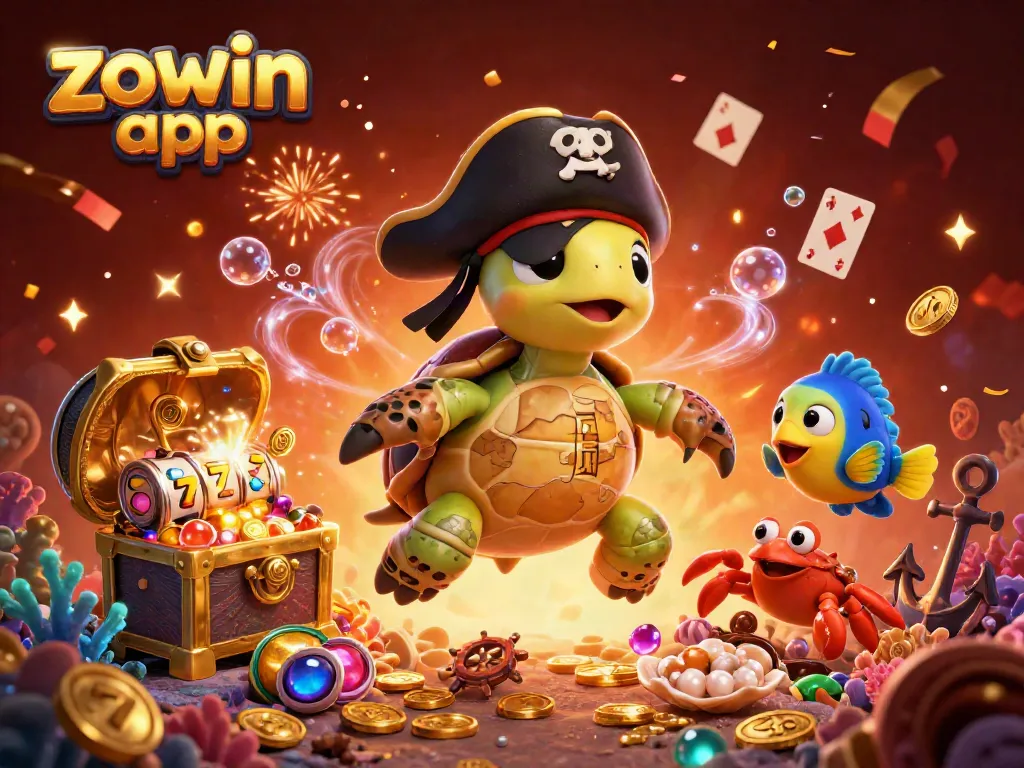 Experience winning strategies with the zowin app in a vibrant, exciting casino scene.