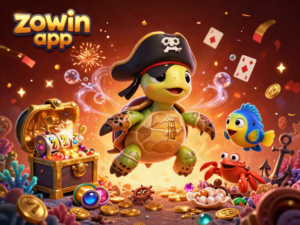 Experience winning strategies with the zowin app in a vibrant, exciting casino scene.