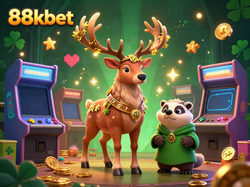 Engage with adrenaline-pumping games at 88kbet featuring vibrant casino elements and mystical characters.