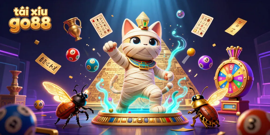 Experience the thrill of tài xỉu go88 with a lively 3D casino scene featuring animated characters and vibrant elements.