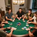 Experience thrilling gameplay at vegasslot77 with friends during an exciting home poker night.