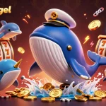 Experience the excitement of popotogel with vibrant slot reels and dazzling sea creatures in a magical casino.