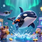 Win big at 789win1 while enjoying a vibrant casino experience surrounded by colorful characters and vivid game elements.