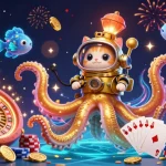 Engage with situs toto as a colossal kraken springs into action among treasures and gaming delights.