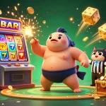 Engage with thrilling games at GO8, featuring a vibrant underwater casino scene full of excitement.