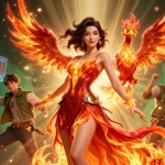 Discover bold casino action with 8day’s vibrant gaming illustration showcasing stunning characters and elements.