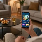 KADAL 778 app engagingly displayed on a smartphone during home gaming session showcasing Greek mythology theme
