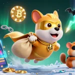 Engage with fabet's thrilling casino atmosphere featuring a superhero dog and hamster, flying through a vibrant gaming landscape.
