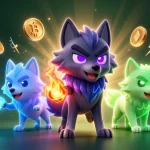 Engage with CM88's thrilling casino experience featuring dramatic wolf characters and vibrant game elements.