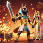 Experience thrilling toto togel action with ancient Egyptian elements and vibrant game features.
