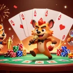 Experience the thrill of casino entertainment at sunwin with lively hyenas in a comedy club atmosphere.
