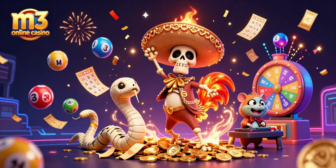 Experience thrilling moments at m3 online casino with our vibrant 3D characters and exciting game elements.