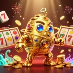 Experience VIPWIN's thrilling 3D casino scene filled with dynamic slot elements and exciting animations.