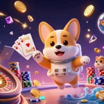 Experience lucky moments at UU88 with a vibrant 3D cartoon casino adventure featuring an astronaut corgi.