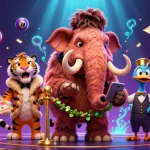 Experience the thrill of winning at NET88 with vibrant lottery elements and engaging characters.