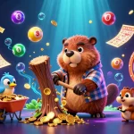 Engage in thrilling gameplay with oxbet’s vibrant casino elements in a lively, animated scene.