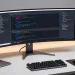 MB66 software development workspace featuring coding, cloud computing, and cybersecurity tools in use.