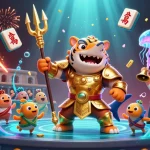 Engage with thrilling online slots action at budi4d featuring a vibrant underwater themed illustration.
