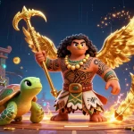 Tải Go88 and unlock exciting casino adventures with vibrant 3D illustration featuring a demigod hawk.