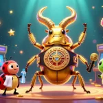 Engage in thrilling gameplay exploring FUN88's exciting adventures with lively casino characters.