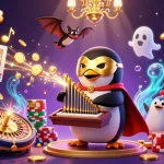 Experience QQCASH188's thrilling casino environment with dynamic characters and vibrant game elements.