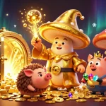 IDCOIN188 reveals a treasure-filled casino world with wizardry and gems sparkling brightly.