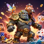 Experience the magic of HOKI368 with cascading coins and immersive casino excitement!