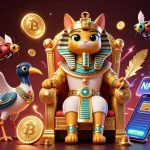 Engage with MAGNUM188's thrilling casino adventures, featuring a pharaoh cat and digital elements!